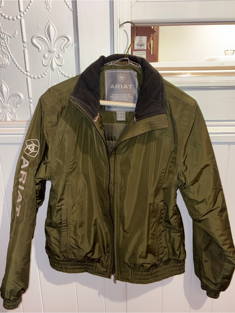 Ariat Olive Green Insulated Waterproof Jacket